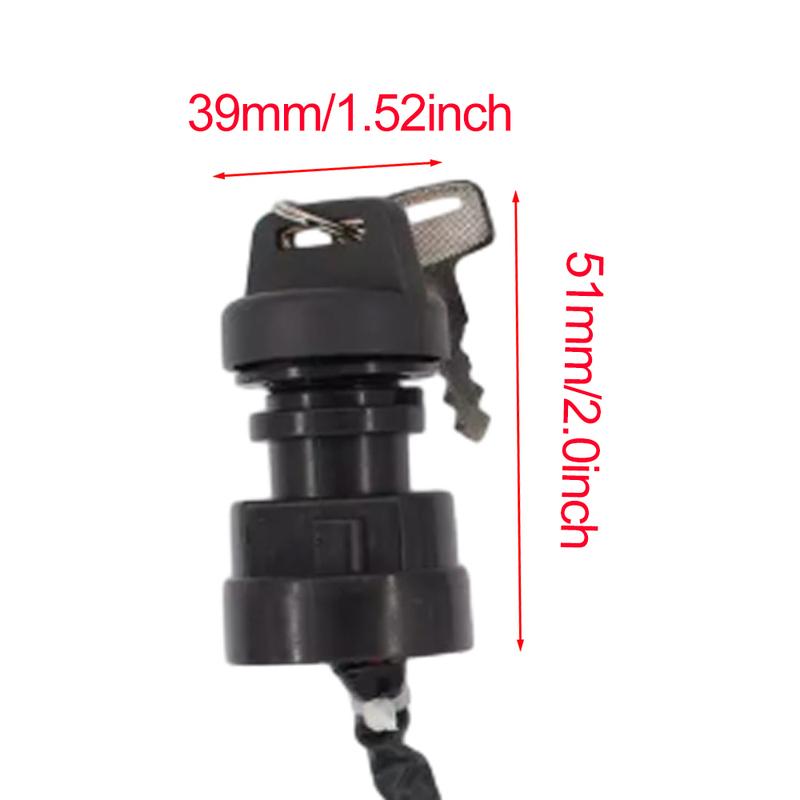 Ignition Key Switch Set with 2 Keys for Polaris Sportsman 400 4X4 1993-1995 ATV 4110086 Motorcycle Ignition Lock Set