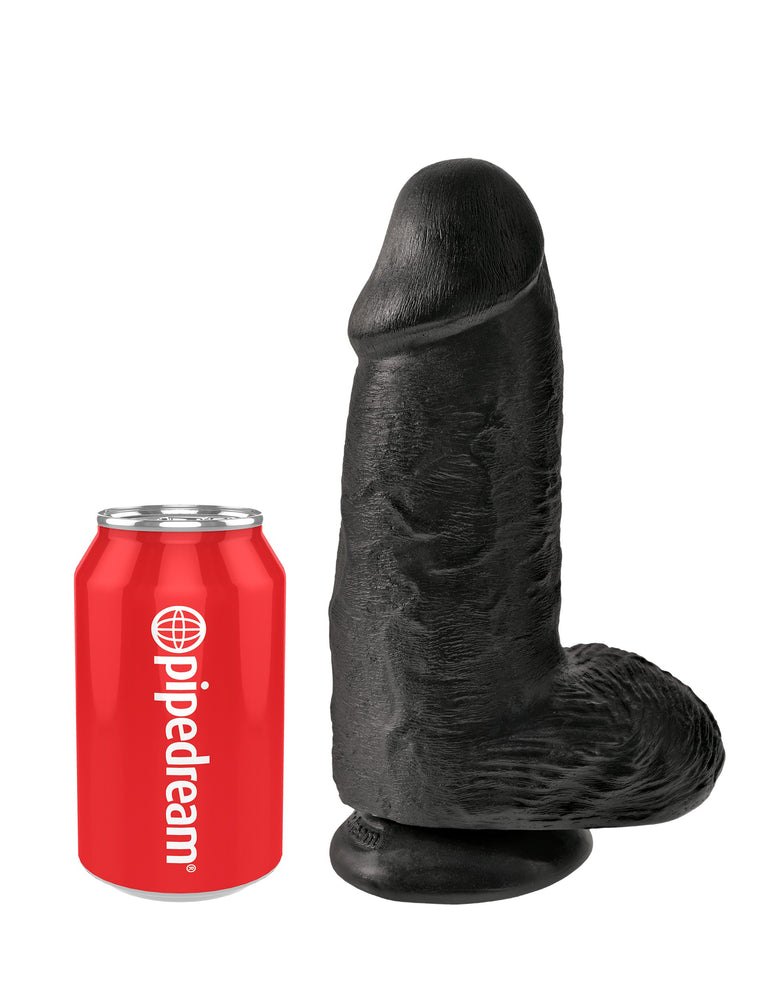 Gode Chubby noir 18 x 7.6cm - King Cock - Gode XXL