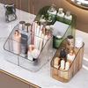 Transparent Multi-Compartment Desktop Organizer