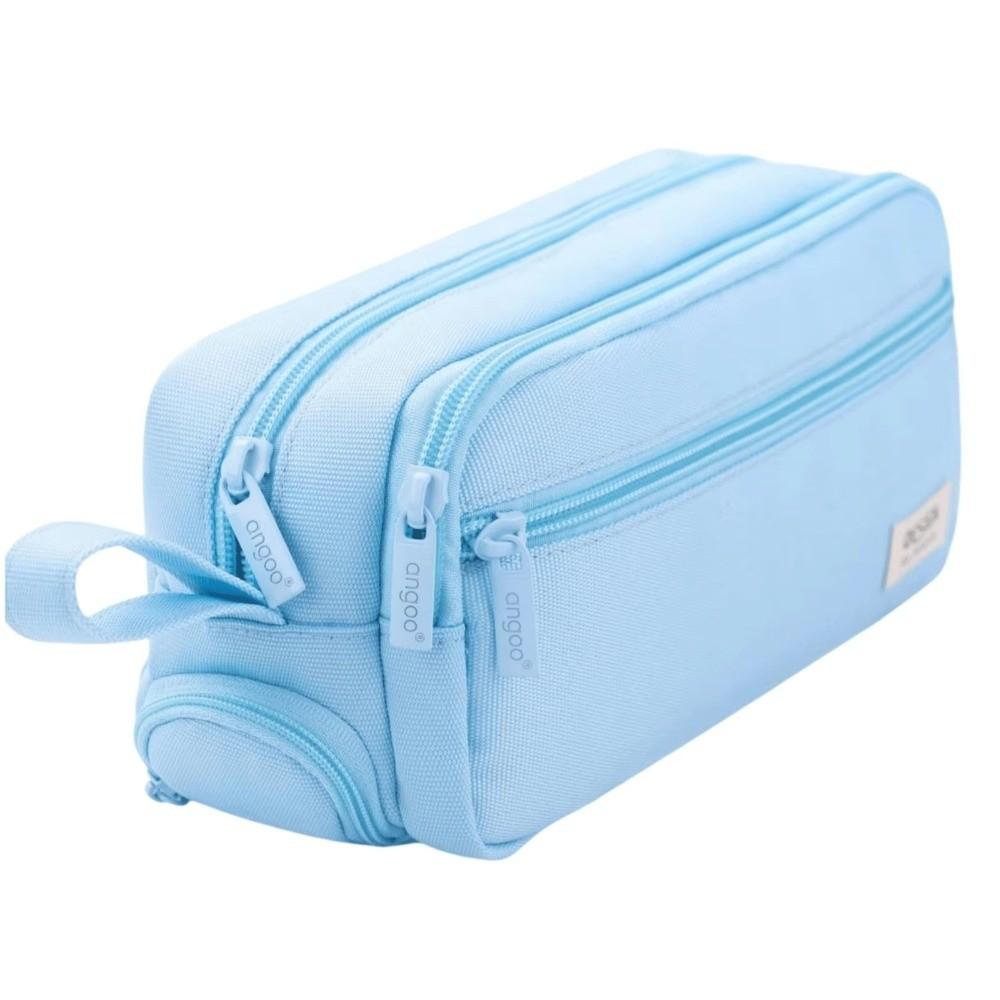 Trousse à Crayons Trois Couches Sac de Rangement Grande Capacité Pour Élèves du Primaire