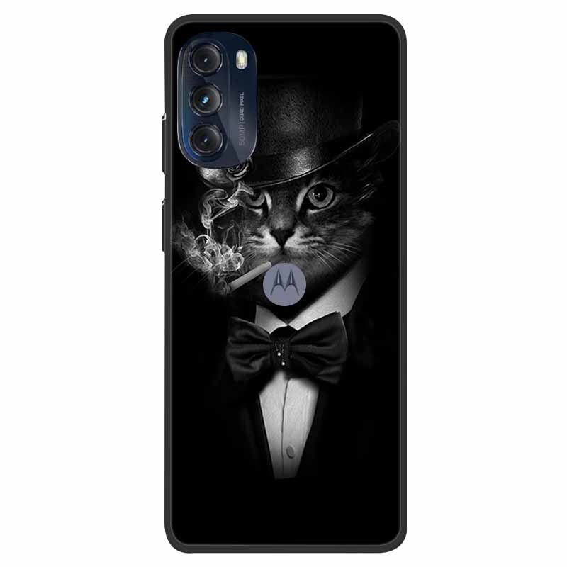 For Moto G 5G 2022 Case MotoG 5G Silicon Back Cover Protective Case For Motorola Moto G 5G 2022 Soft Case Cute Cats Coque