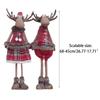 Christmas Ornaments Xmas Long Stretchable Leg Reindeer Plush for Doll Gifts