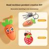 Children's DIY Sewing Toy Kits Cute Animal Fruit Rope Pendant Ability Doll Threading Gifts For Z3K8