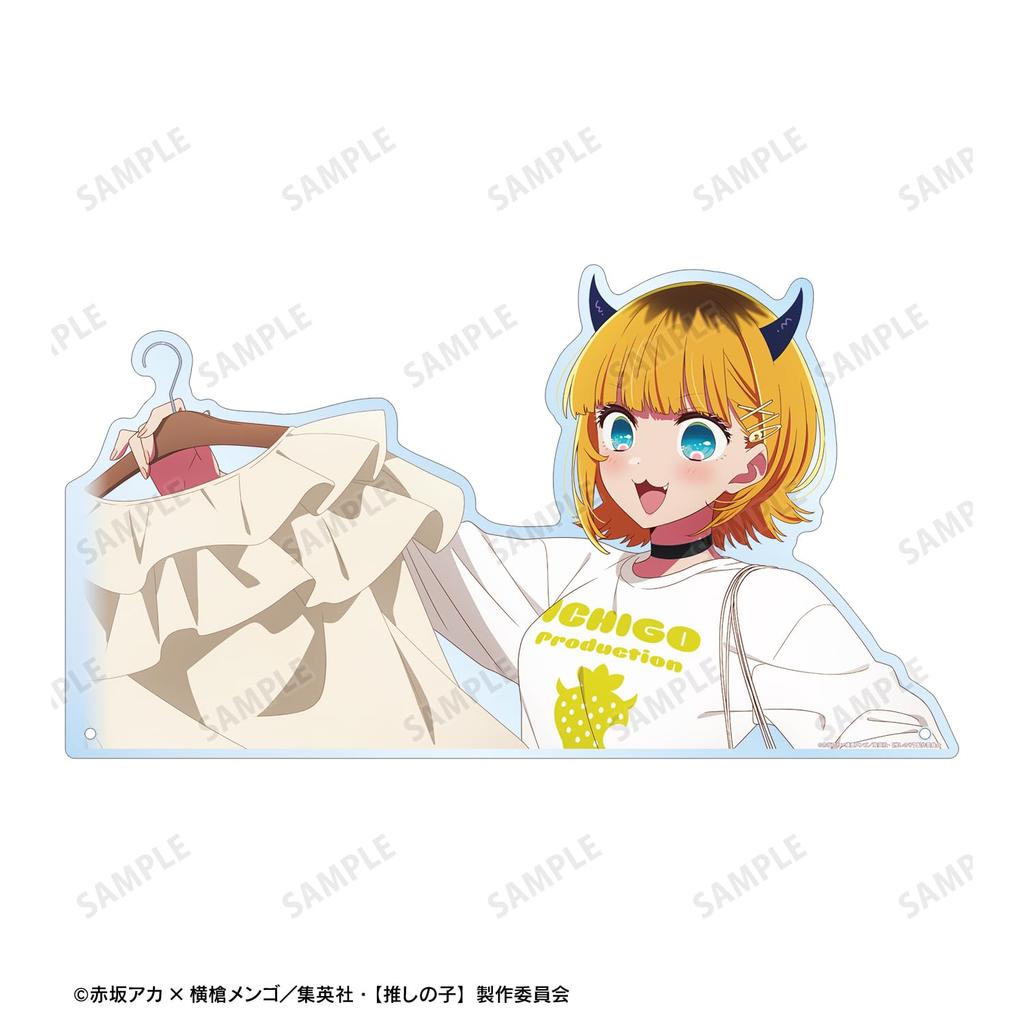 No No Original Illustration MEMcho Shopping Extra Large Acrylic Panel [Oshi Ko] [Oshi Ko] Ver. Die-Cut