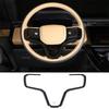 For Land Rover Range Rover Evoque Velar Sport 2025-2025 ABS Carbon fibre Car Steering Wheel Decorative Frame Sticker Accessories