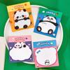 20Pcs Cartoon Special-shaped Panda Sticky Notes Cute Cartoon Reusable Memo Pads for Students Note Paper Aesthetic School Supplies