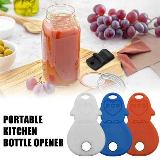 Jar Opener for Bottles And Cans Heavy-duty Can Lid Lifter with Hanging Hole Easy Lid Opening Tool Compact Kitchen Gadget for Arthritis