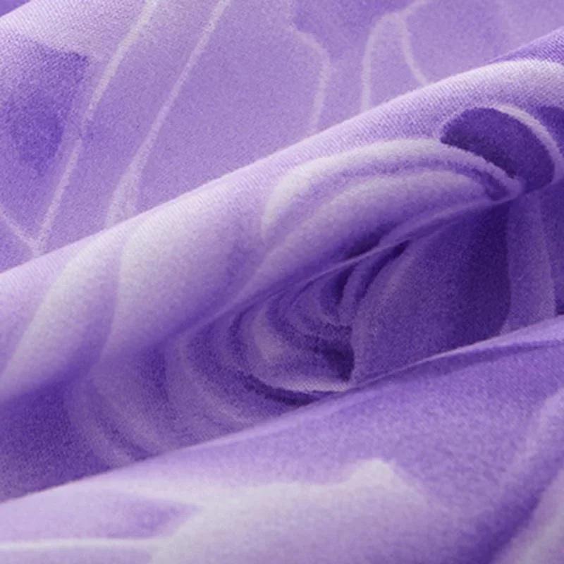 3-teiliges Bettwäsche-Set Bettrock-Set(1x Bettlaken + 2 Kissenbezüge) Matratzen Anti-Rutsch Schutzbezug Haushaltsbettwäsche Doppellagiger Volant Staubdichte Bettbezüge