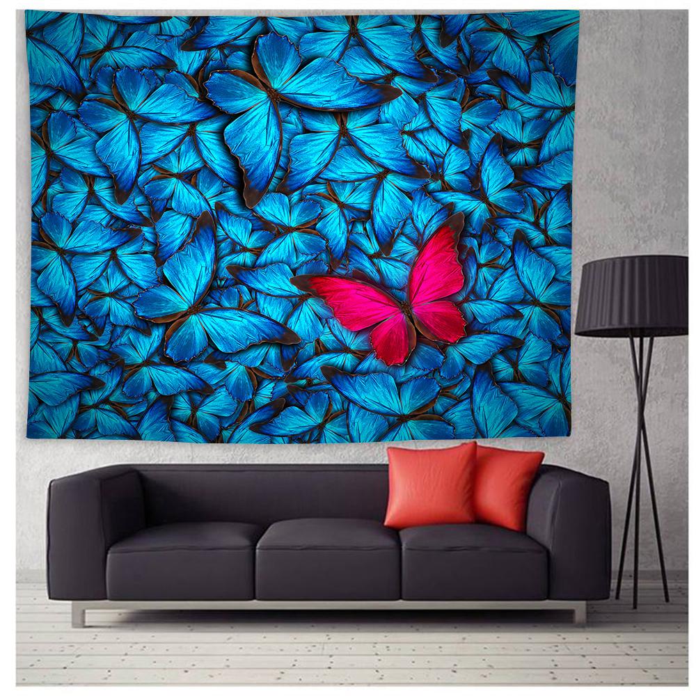 Butterfly Tapestry Colorful Butterfly Wall Art Tapestry Home Decor for Bedroom Living Room Dorm Aesthetic Tapestry Wall Hanging