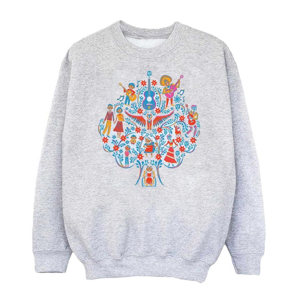 Disney Womens/Ladies Coco Tree Pattern Sweatshirt
