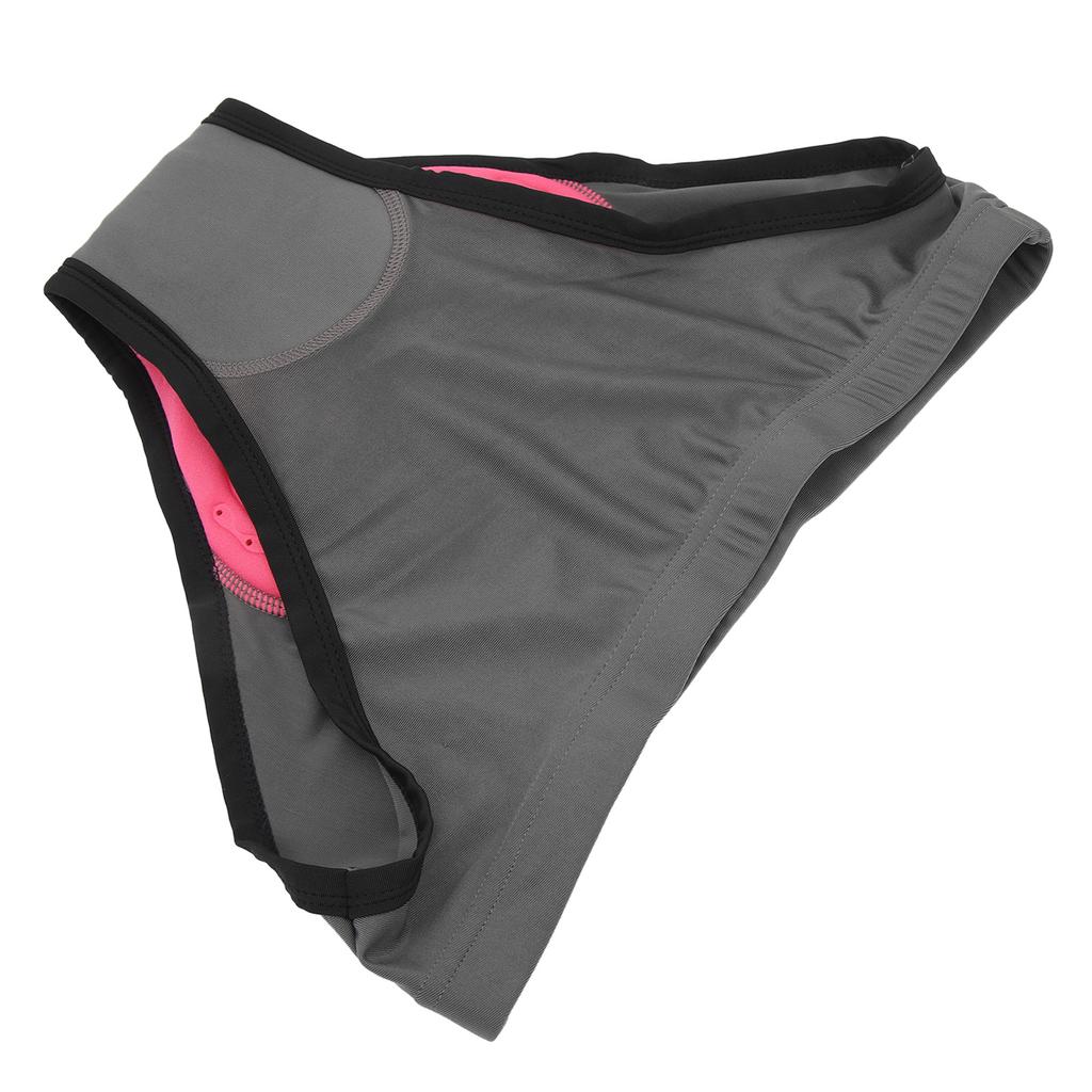 Women Cycling Underwear 3D Padded Bike Shorts Underwear Lightweight Quick Drying Women Bicycle Briefs Dark Grey XL