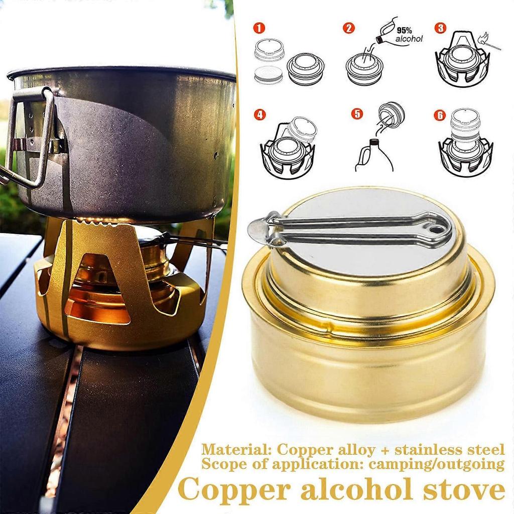 Alcohol Stove Outdoor Survival Camping Cooking Equipment Liquid Spirit Burner