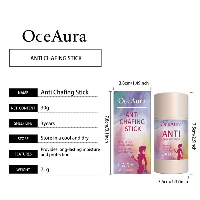 OceAura Soothing Body Bar Moisturizing Sports Anti-Friction Comfort Care Skin Convenient Daily Use
