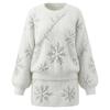 Sweet Style Snowflake Sweater & Skirt Set for Women - 2026 Autumn/Winter Collection