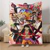 1pc One Piece Adventure Soft Throw Blanket Flannel All Season Light Weight Living Room/Bedroom Warm Blanket. M7270129