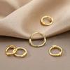 2023 New 925 Sterling Silver Hoop Earrings - Women's Circle Cartilage Studs, Summer Style