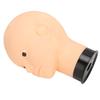 Kaal Mannequin Hoofd Make-up Training Oefenhoed Pruik Display Mannequin Hoofd (Zwarte basis)zonder Make-up