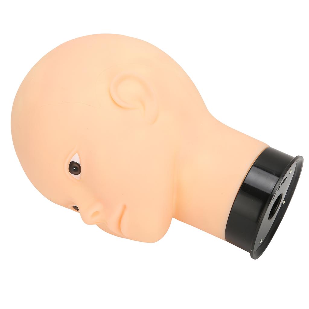 Kaal Mannequin Hoofd Make-up Training Oefenhoed Pruik Display Mannequin Hoofd (Zwarte basis)zonder Make-up