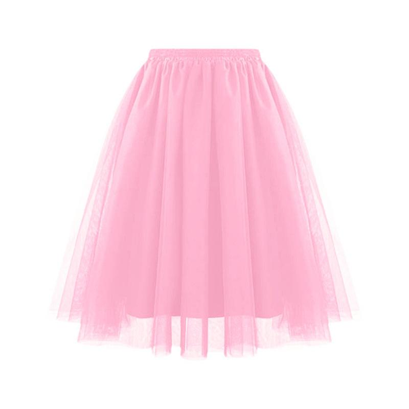 Women’s Skirts Spring Summer Trendy Fairy-style Plus-size Tulle Puff-skirt Plus-size Slimming Fluffy Layered Tulle Tutu Skirt
