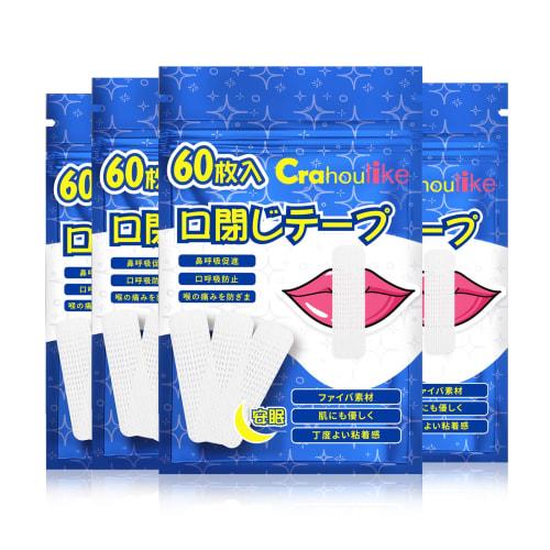 

Crahoulike Nonwoven Mouth Closure Tape (240 Uses) - Anti-Snoring Device, Nose Breathing Tape, Mouth Breathing Prevention Tape, Reduces Snoring Sound,