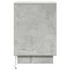 Nightstand Concrete Grey 50 x 34.5 x 50 cm Particleboard