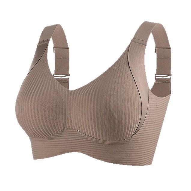 High-Quality Adjustable Soft Support Bra for Women with Big Breasts - Anti-Sag, Plus Size, and Jelly-Soft Design for a Slimmer Look