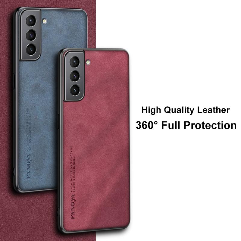 Luxury PU Leather Case For Samsung Galaxy S20 S21 FE S10 S22 Plus S22 Note 20 Ultra 10 Plus S10E Cover Coque Silicone Phone Case