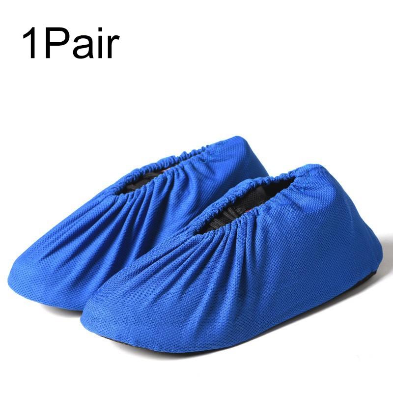 

1 пара моющихся чехлов для обуви для ковра, многоразовые, нескользящие, унисекс, для поддержания чистоты пола, толстые бытовые защитные чехлы для обуви королевский синий