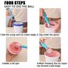 Comfortable Ice Cream Scoop Ergonomic Handle Fruit Ball Spoon  Kitchen Tools
