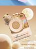 Portable Retro Camera Fan with USB Rechargeable Battery and Lanyard
