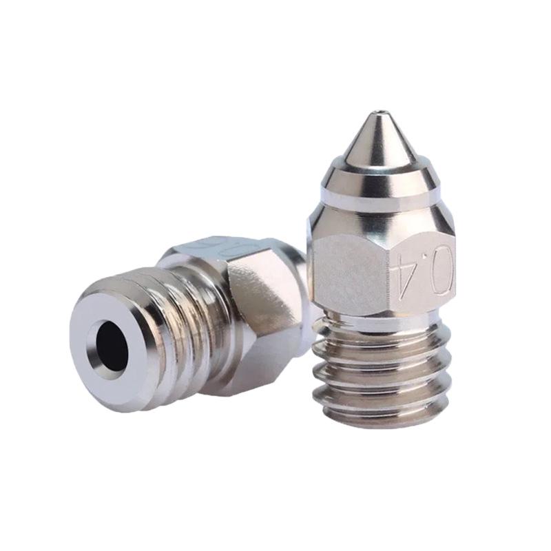 CR-6 SE Ender-3/5 S1 Chrome Zirconium Copper Plated MK8 Nozzle for Elf Spirit Extruder
