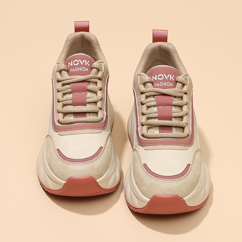 Women's Shoes 2026 New Autumn and Winter Sports Women's Casual Single Shoes Thick Soled Forrest Gump Women's Shoes