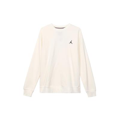 Jordan MJ FLC CREW GCEL Sweatshirts Herren Weiß Rundhalsausschnitt Moderat Regular HF1118-133