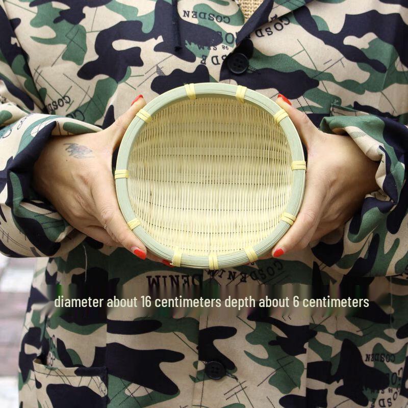 Набор плетеных бамбуковых корзин для фруктов и риса, ручная работа