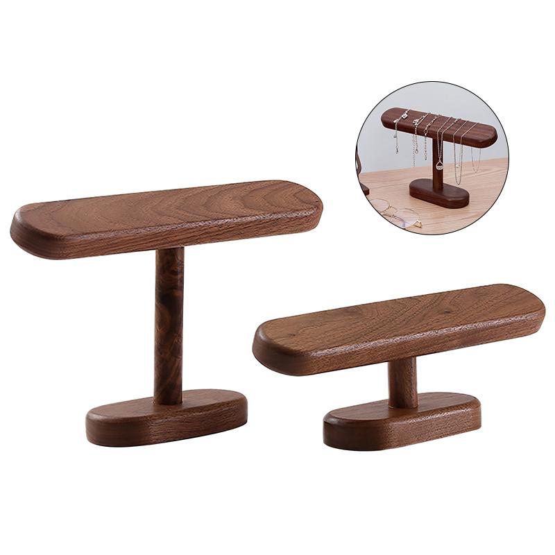 Walnut Watch Bracket Display Holder Jewelry Bracket Chain Anklets Hanger Stand Racks Organizer For Counter Shows