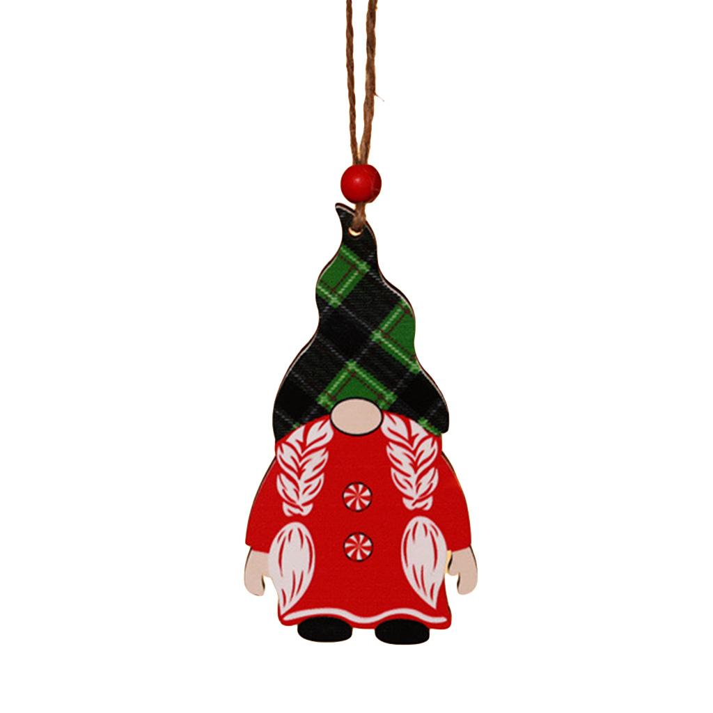 Wooden Crafts Festival Decor Gnomes for Door Garden Home Party Bar Ornament