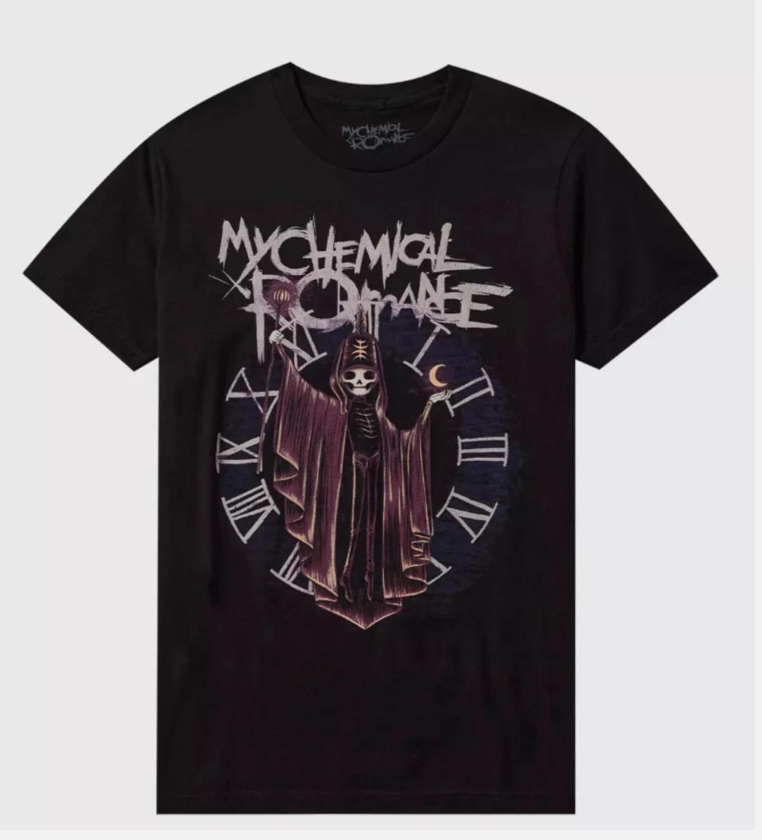 

MCR MY CHEMICAL ROMANCE Official Pepe Clock T-Shirt Size LARGE NEW 4XL