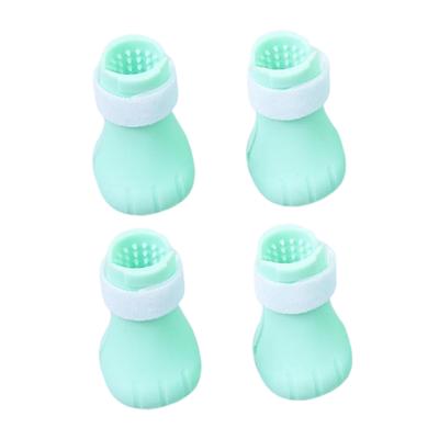 Silicone Bathing Home Mittens Cat Claw Gloves Claw Shoes Cat Foot Cover Cat Shoes