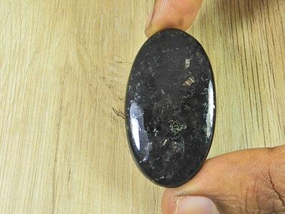 Натуральний Нуміт Овальний Лікувальний Кристал Кабошон Вільний Самоцвіт 55 Карат. 25X45X5MM SK-3365