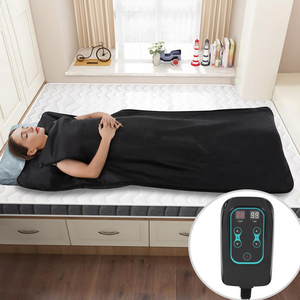 Portable Detoxification Sauna Blanket Household Relaxation Far Infrared Sauna Device Adjustable Temperature Sweat Steaming Bag