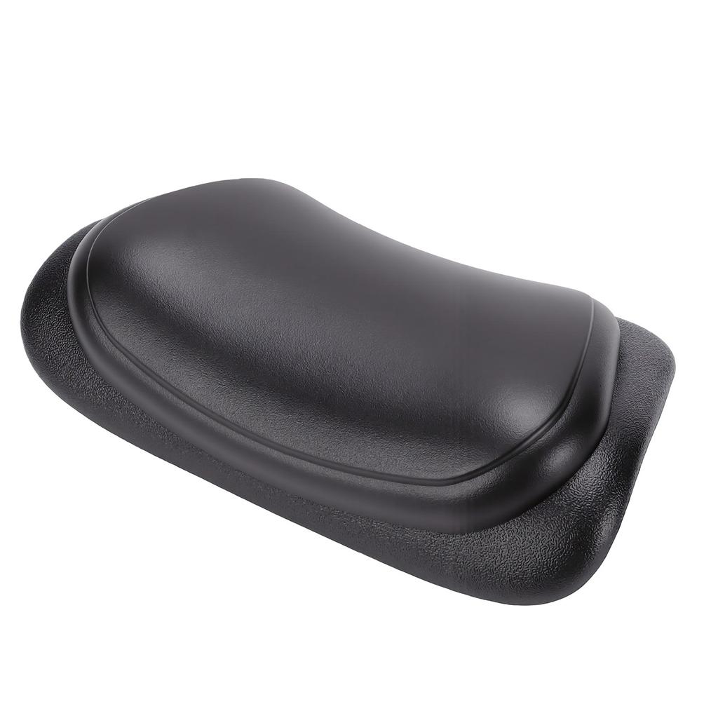 PU Badkuipkussen met Sterke Zuignap Ergonomisch Ruime Ondersteuning Badkuip Nekkussen Zwart Lengte 31cm Breedte 20cm