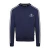 Aquascutum Mens Stripe Detail Crew Neck Long-Sleeved Sweatshirt