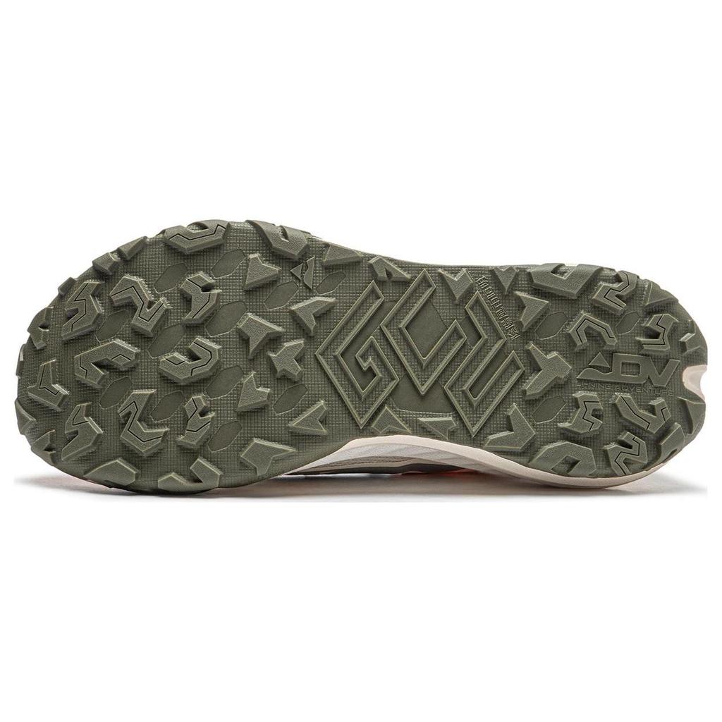 Li Ning Dilu Abrasion Resistant Rebound Low Top Running Shoes Women's Ecru ARNT004-9