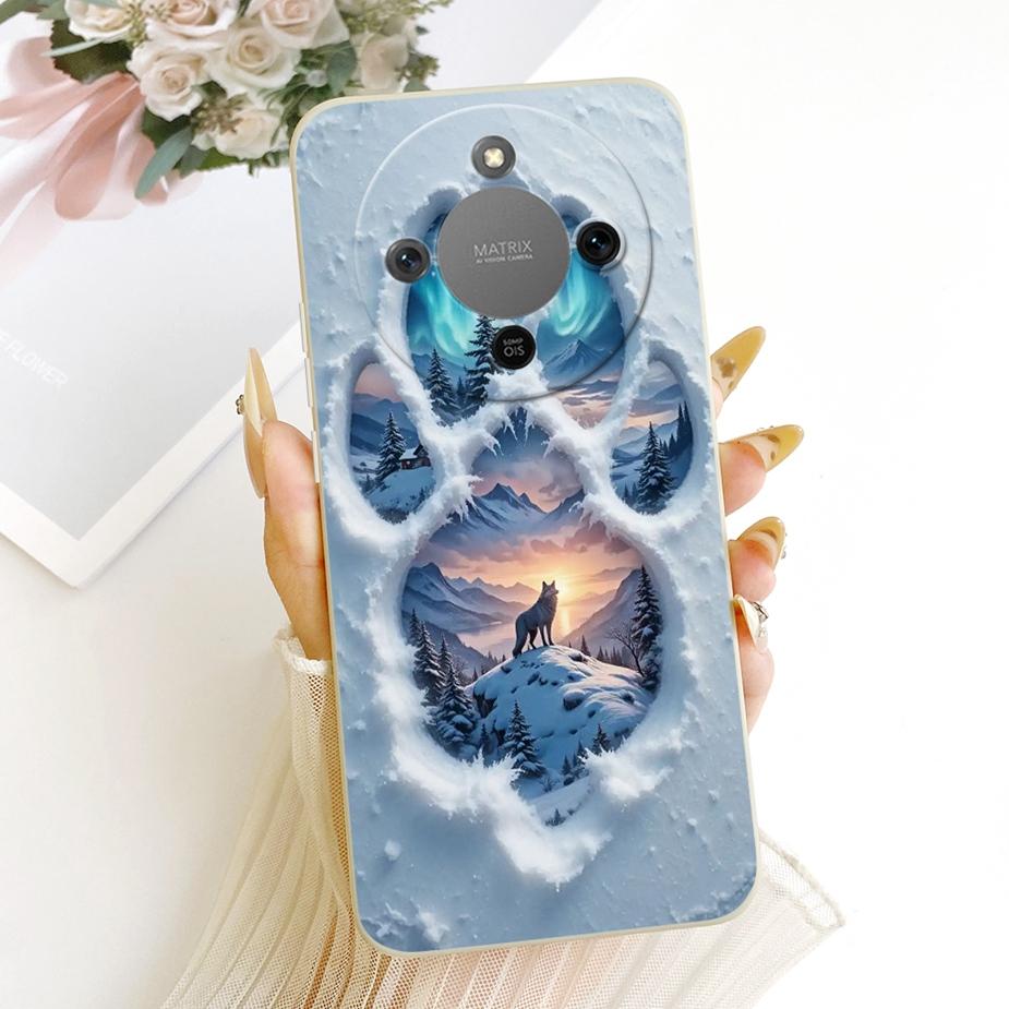 For Honor X9d Case Magic8 Lite Cute Fashion Cartoon Cover Soft TPU Phone Case For Honor Magic 8 Lite X 70 HonorX9d HonorX70 Bags
