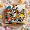 C-Calvin And H-Hobbes Cushion Cover Short Plush Double-Sided Printing Home Machine Washable In Warm Winter Pillow Case