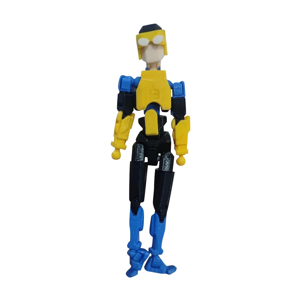 Mobile Doll Set, 3D Printed Titan Robot Mobile Doll, Posable Mobile Doll, Suitable For Collectors, Desktop Decoration