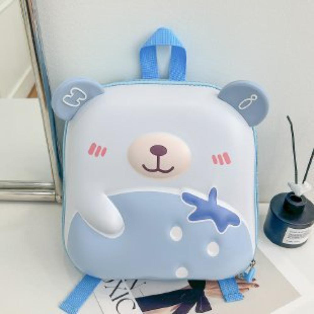 Zaino casual impermeabile per bambini asilo Mengbao nuovo zaino simpatico orso borsa a guscio d'uovo 3D