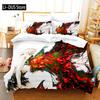 Anime Tokyo Ghoul 3D-bedruckter Bettbezug Kissenbezug Bettwäsche-Set Einzelbett Doppelbett Queen King Size Für Kinder Schlafzimmer Dekoration