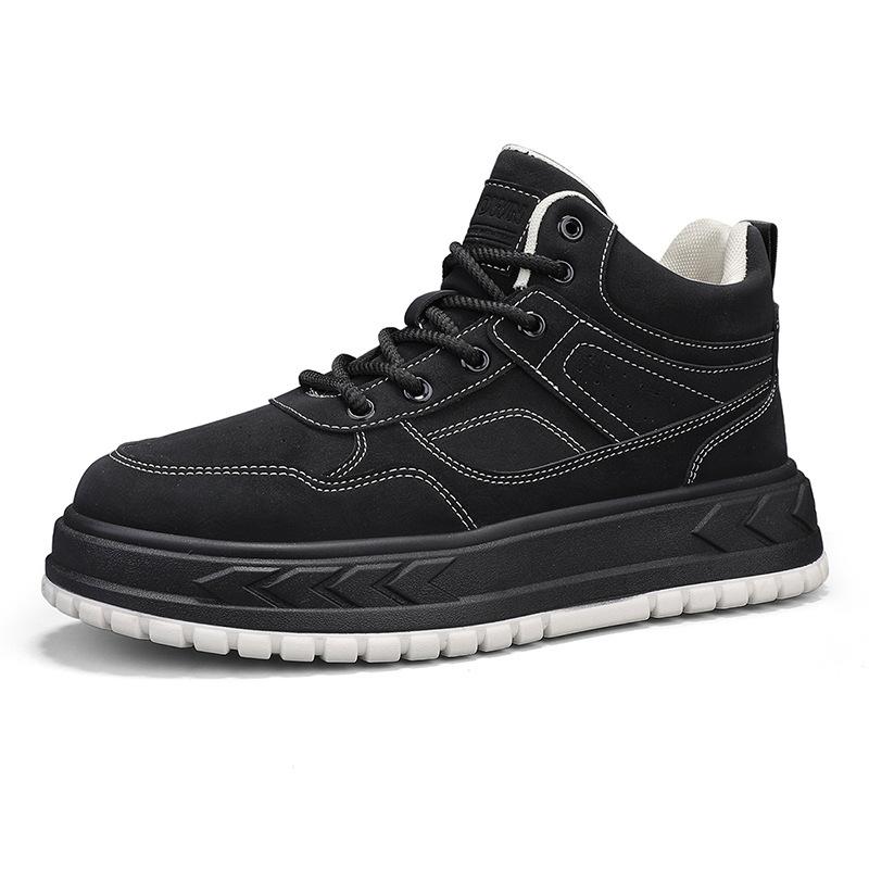 

Ретро повседневные ботинки Мартин осень и зима новые британские ботинки на платформе мужские уличные трендовые мужские ботинки для хайкинга 39