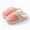 Cotton slippers spring and autumn winter home use indoor non-slip couple home warm winter plush